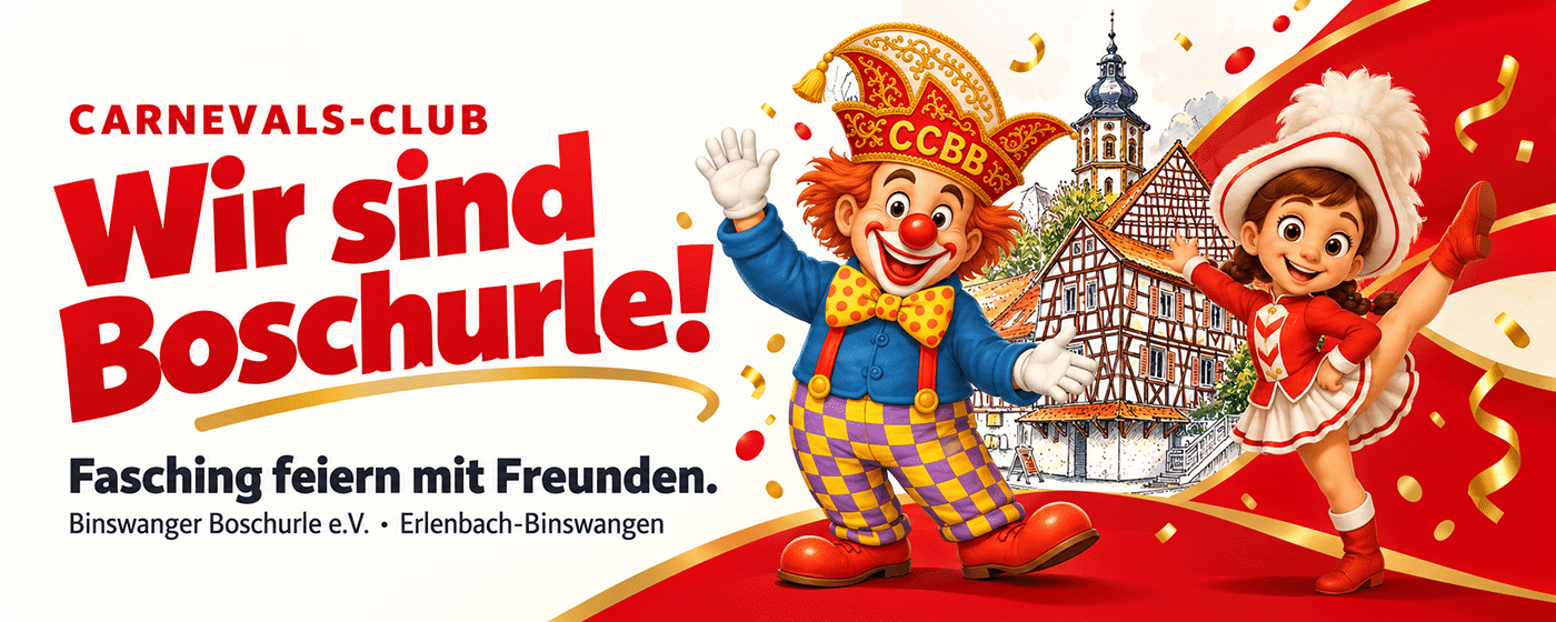 Wir sind Boschurle! – CCBB-Clown und Tänzerin vor Binswanger Ortskulisse